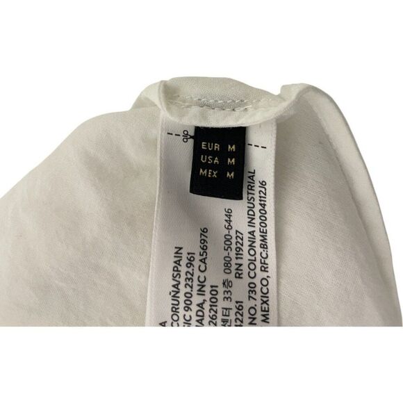 Massimo Dutti Womens Maxi Dress Linen Medium M Beige Marl 6620/620 NWD - Picture 13 of 16